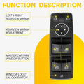 Master Power Window Switch for Mercedes-Benz W176 W246 C117 (2012–2019)