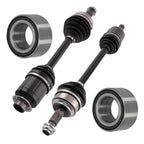 Front Left & Right CV Axle Shaft Wheel Bearings for Honda CR-V (2012–2014)