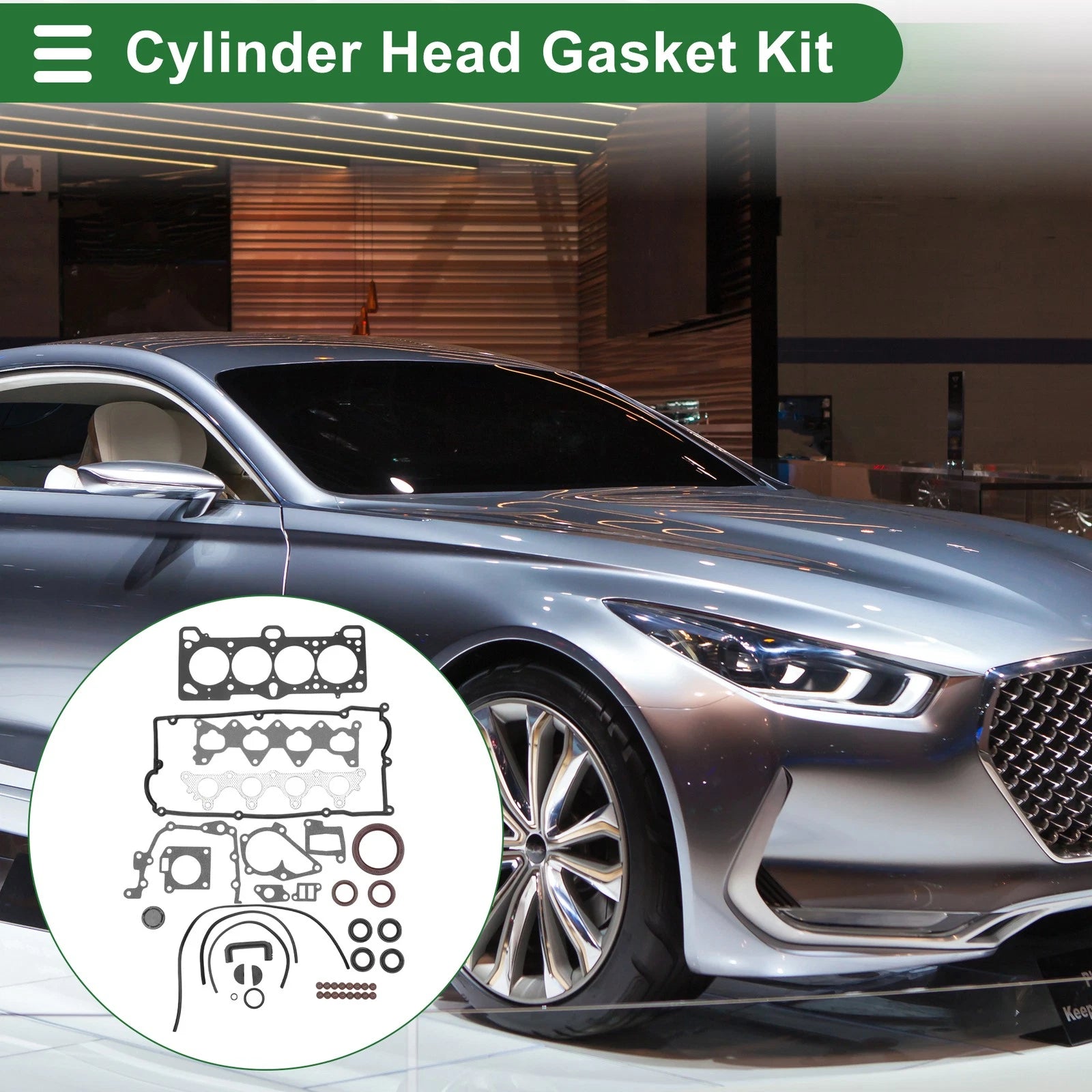 Cylinder Head Gasket Kit No. 2091026L00 for Hyundai G4EE (1 Set)