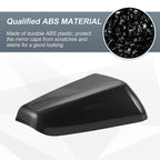 Set of 2 Rearview Mirror Cover Caps Black Carbon Fiber for Chevy Equinox (2010–2017)