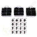 Set of 16 Car Retainer Clips Fasteners for Most Vehicles (Universal)