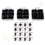 Set of 16 Car Retainer Clips Fasteners for Most Vehicles (Universal)