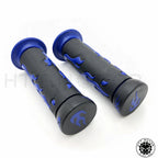 Rubber Handlebar Hand Grip for Honda Yamaha Suzuki (7/8" 22mm)
