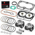 Top End Cylinder Piston Rings Gasket for Polaris Ranger 800 RZR S 4 800 (2011–2017)