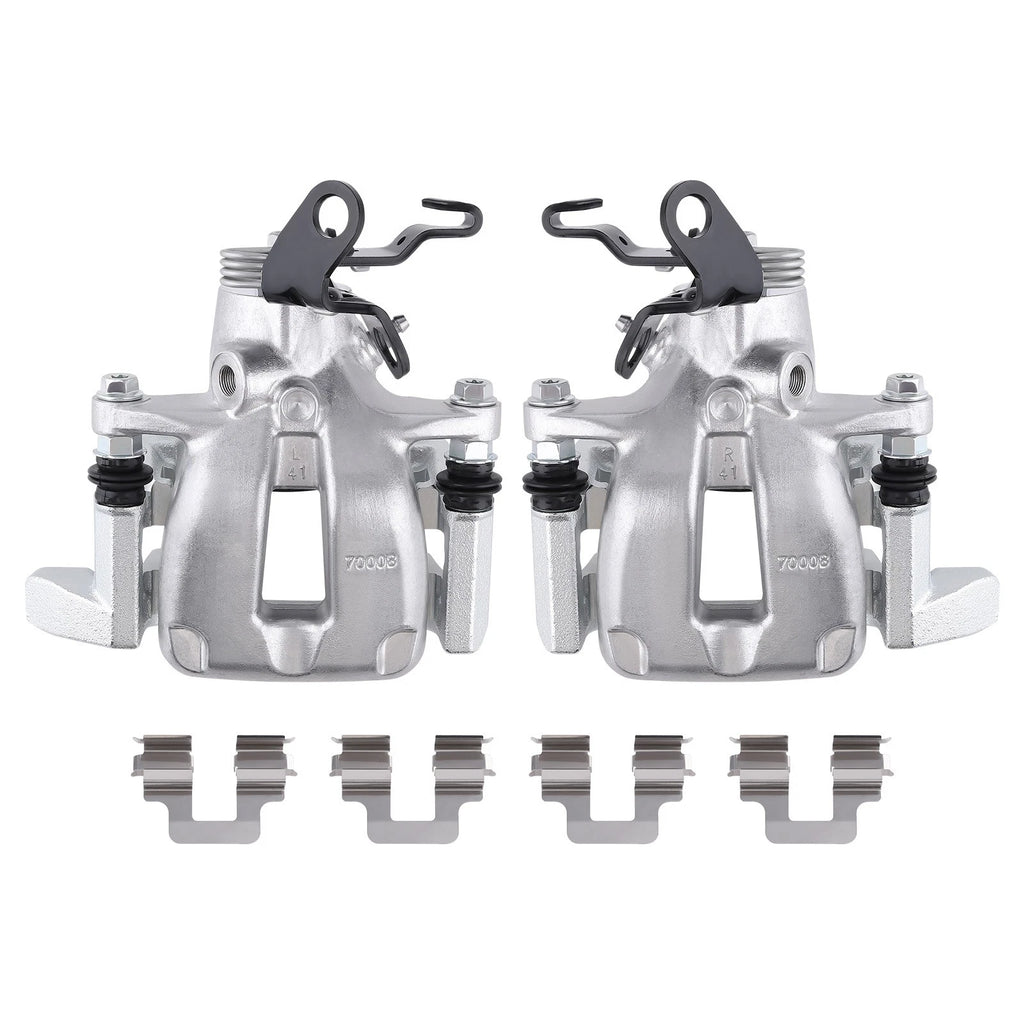 2x Rear L&R Disc Brake Caliper for Audi A3 (2006–2007) Volkswagen Rabbit (2006–2009)