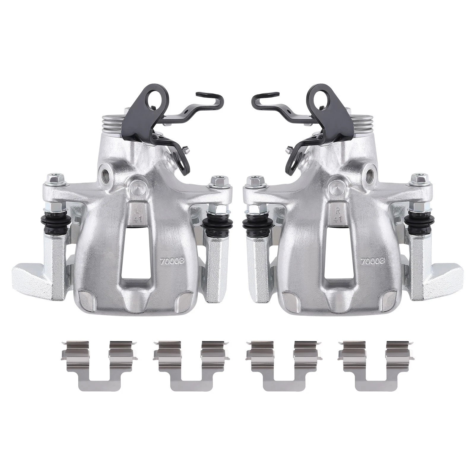 2x Rear L&R Disc Brake Caliper for Audi A3 (2006–2007) Volkswagen Rabbit (2006–2009)