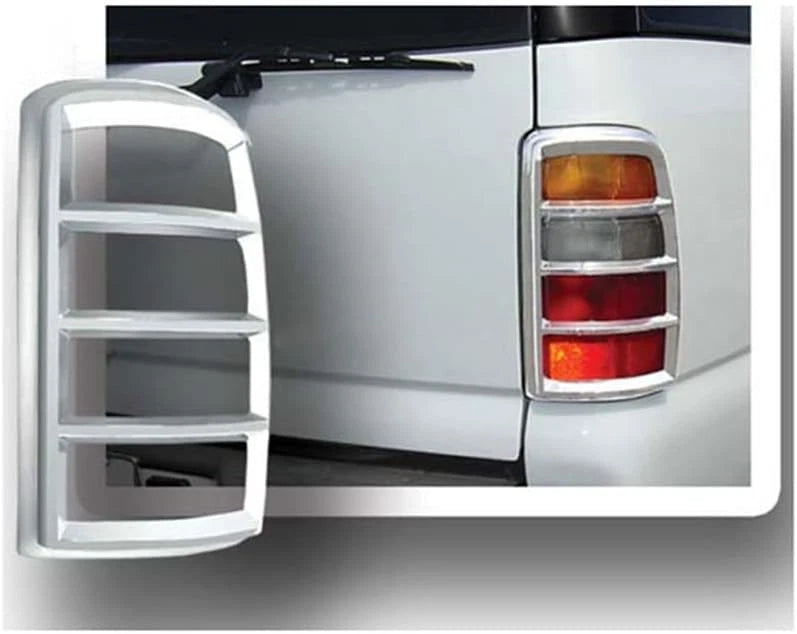 2pc. Luxury FX Chrome Taillight Bezels for 2000-2006 GMC Yukon