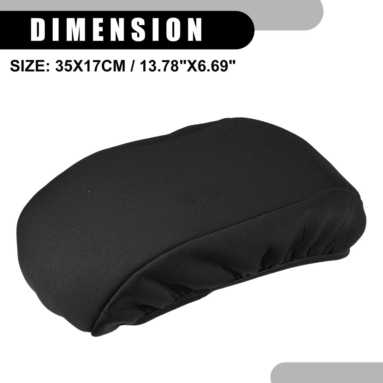 Center Console Armrest Cover for Ford Fusion (2013–2019) Black