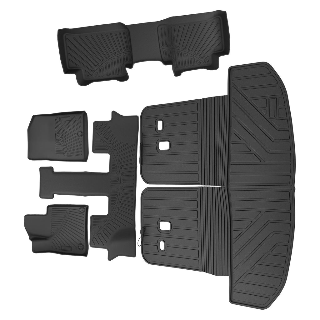 Carpet Floor Mats for Kia Sorento (2021–2025) 6 & 7 Seats TPE Anti-Slip