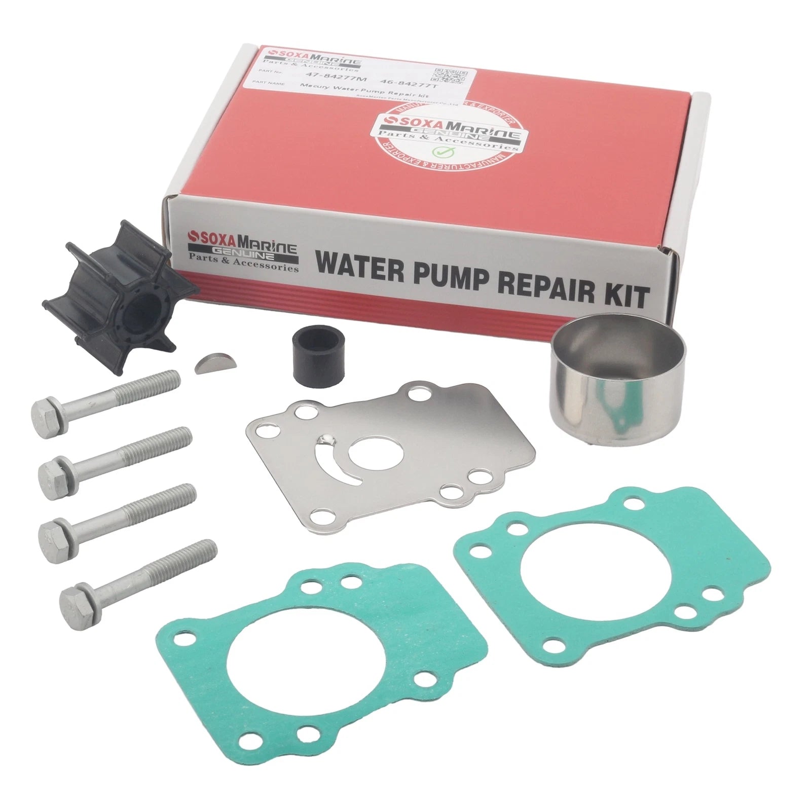 Water Pump Repair Service Kit for Mercury Mariner Outboard (84277M)