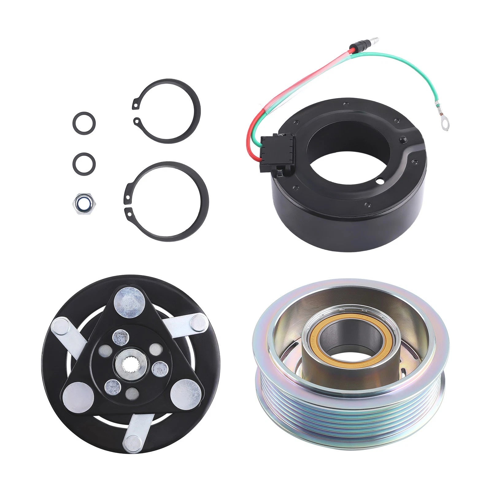 AC Compressor Clutch Kit for Acura TSX 2.4L (2004–2008) 38810-RBB-A01