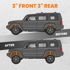 3" Lift Kit for Chevy Trailblazer GMC Envoy (2002–2009)