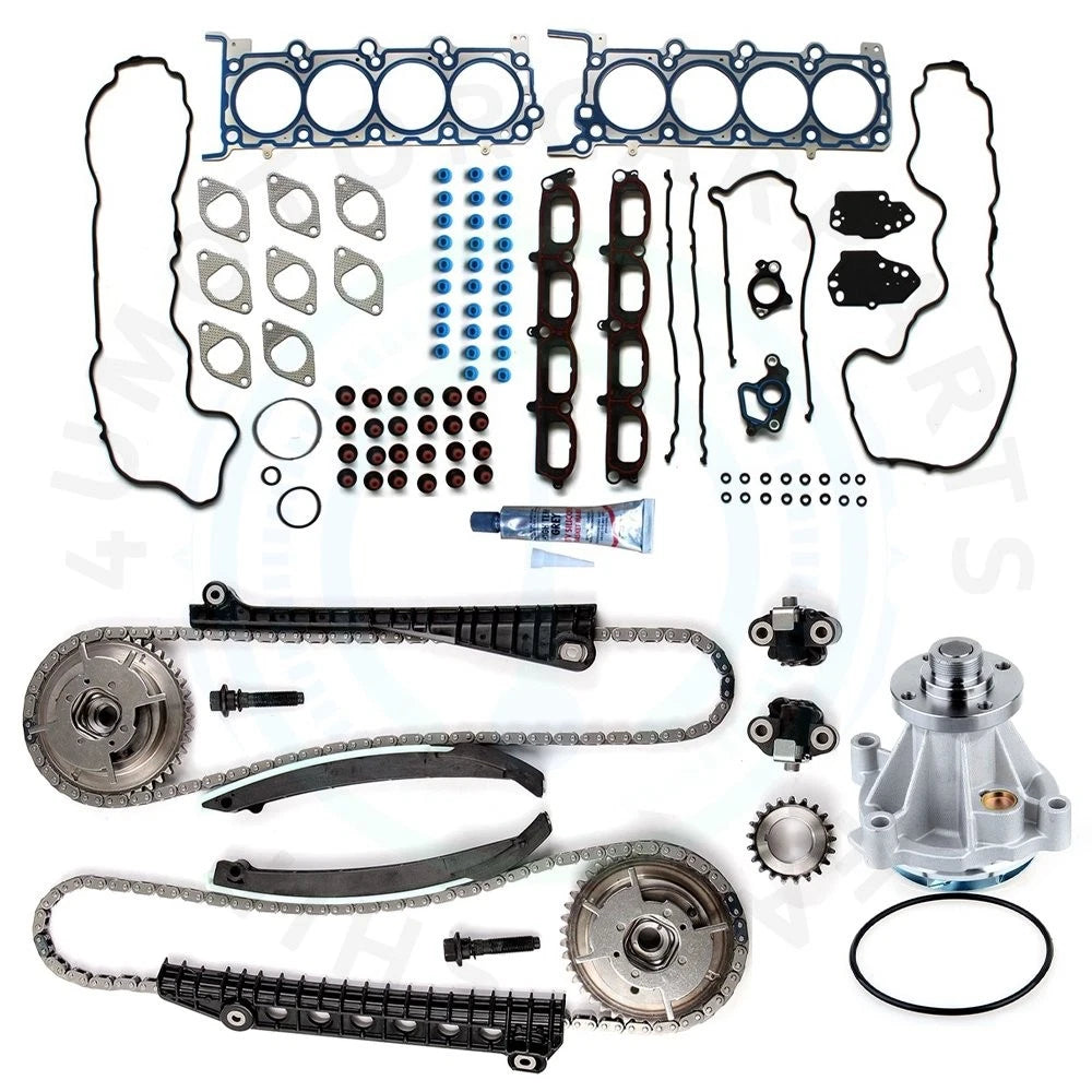 Timing Chain Kit with Water Pump & Head Gasket Set for Ford F-150 (2004–2006)