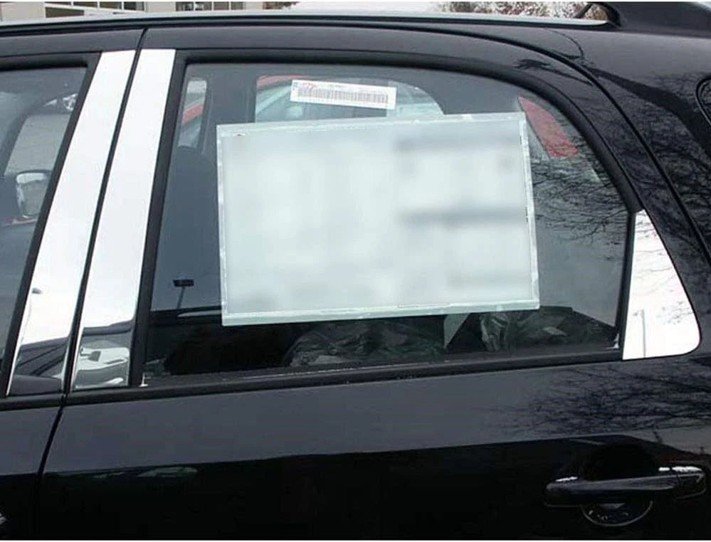 Wagon 6pc. Luxury FX Chrome Pillar Post Trim for 2008-2013 Suzuki SX4