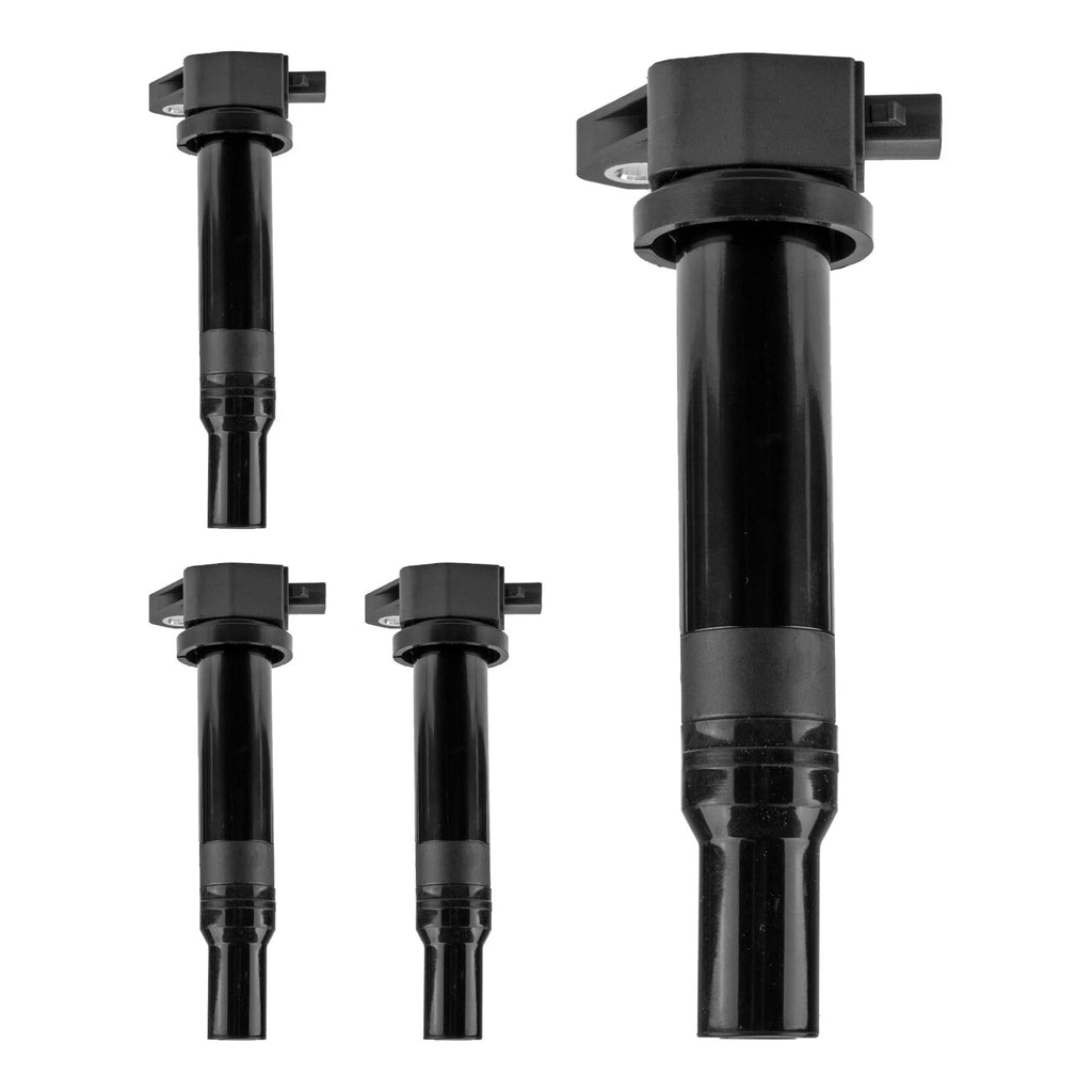 4x Ignition Coils for Hyundai Accent and Kia Rio (2006–2011)