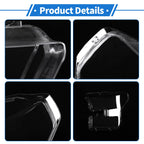 1 Pcs Headlight Lens Cover for Ford F-150 (2015–2017) PC Clear