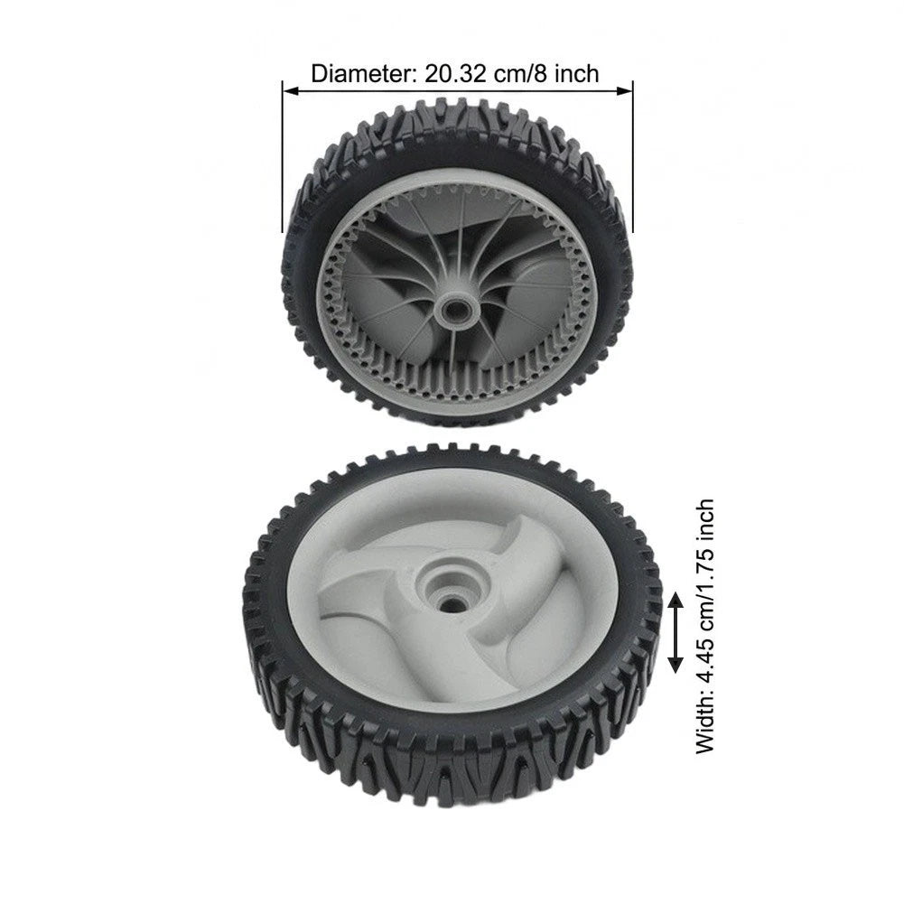 8 Inch Front Drive Wheels for Lawn Mower (53 Teeth Design)