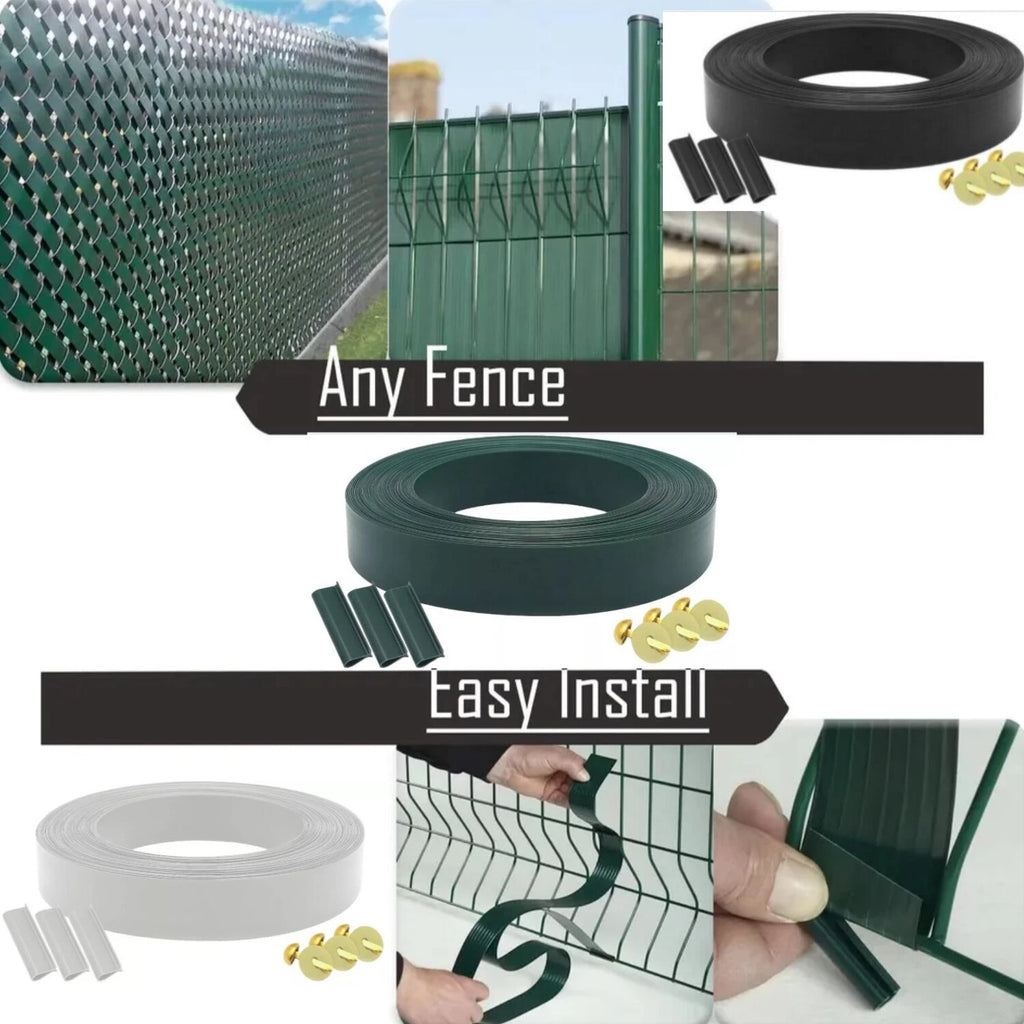 Privacy Fence Tape Weave & Bracket & Brass Fasteners for HTTMT