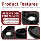 2 Rear Wheel Tire Covers for Honda HRS216 HRB217 HRZ216