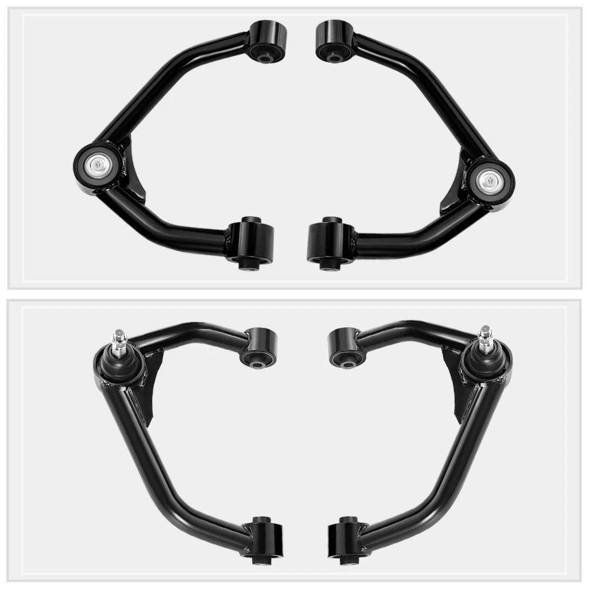 Front Bumper Face Bar for Ram 1500 (2014–2024) with Fog Light Cutout, Black