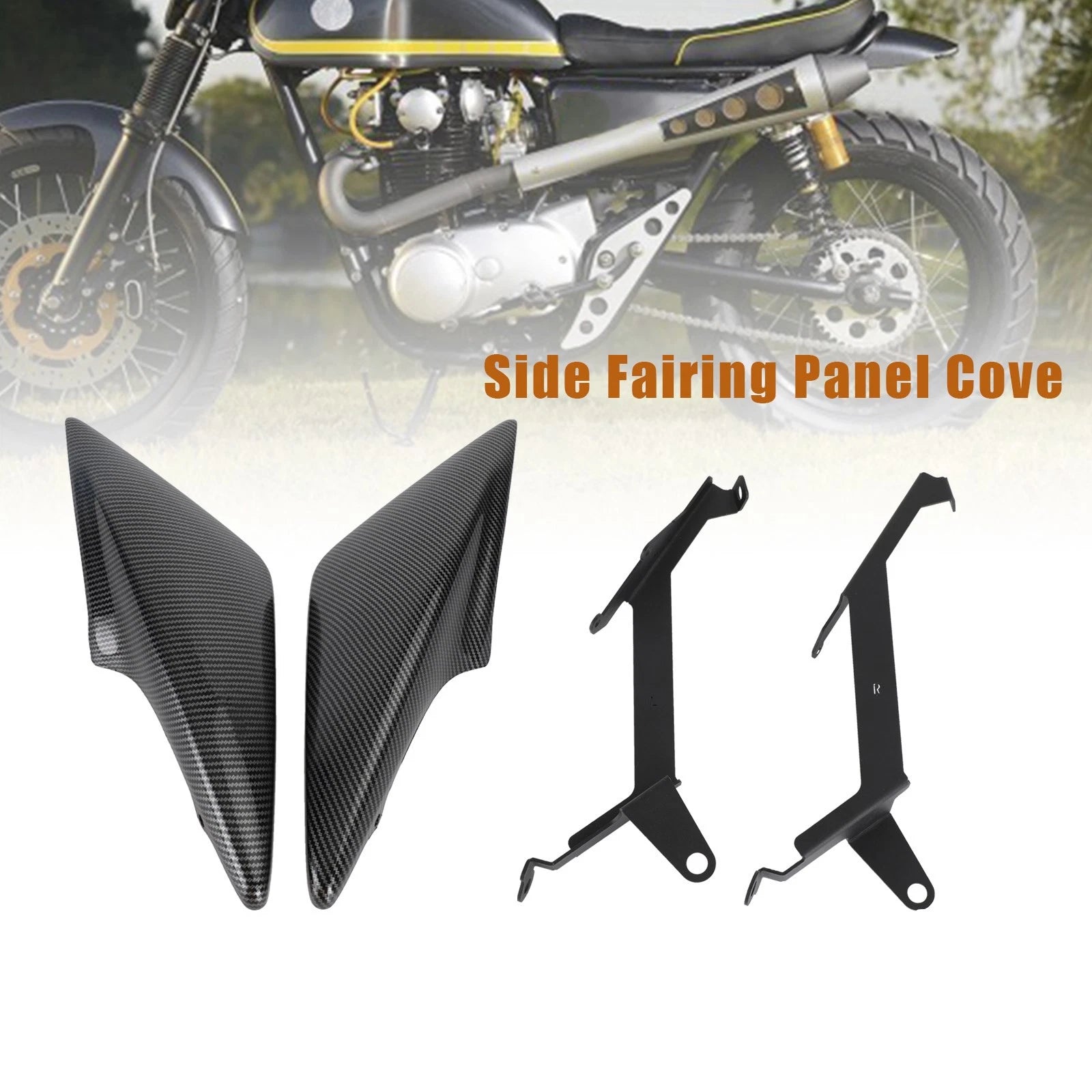Tail Side Driver Seat Frame Cover for Yamaha XSR 900 (2016–2021) Carbon