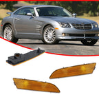 Front Fender Side Marker Light Housings Amber for Chrysler Crossfire (2004–2008)