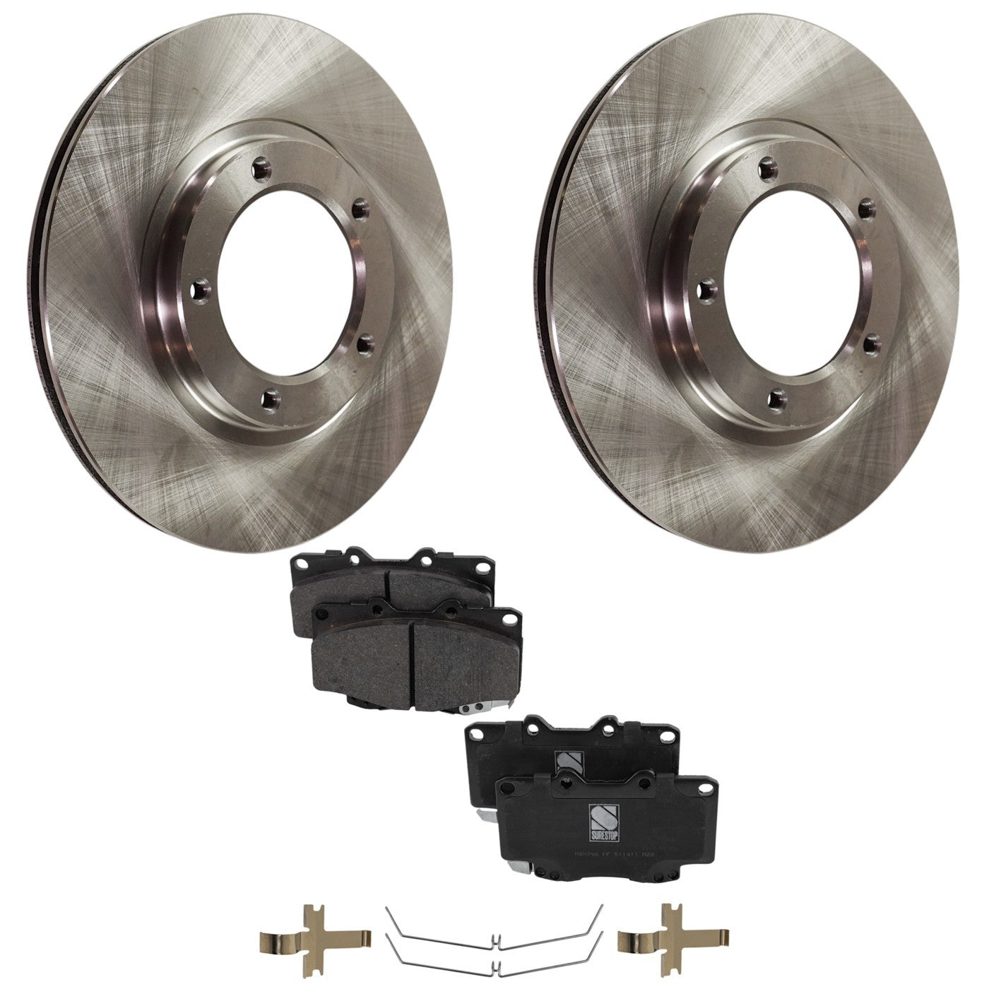 Front Brake Disc Rotors and Pads Kit for Toyota Tacoma (2000–2002)