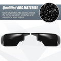 Pair Rearview Mirror Cover Cap Black for BMW E39 E46 (1998 - 2005)