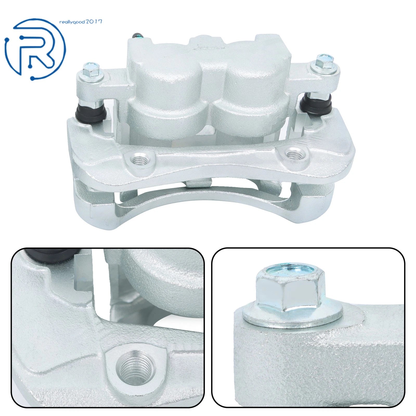 2X Front Brake Calipers w/ Bracket for GMC Canyon, Chevrolet Colorado (2004–2006)