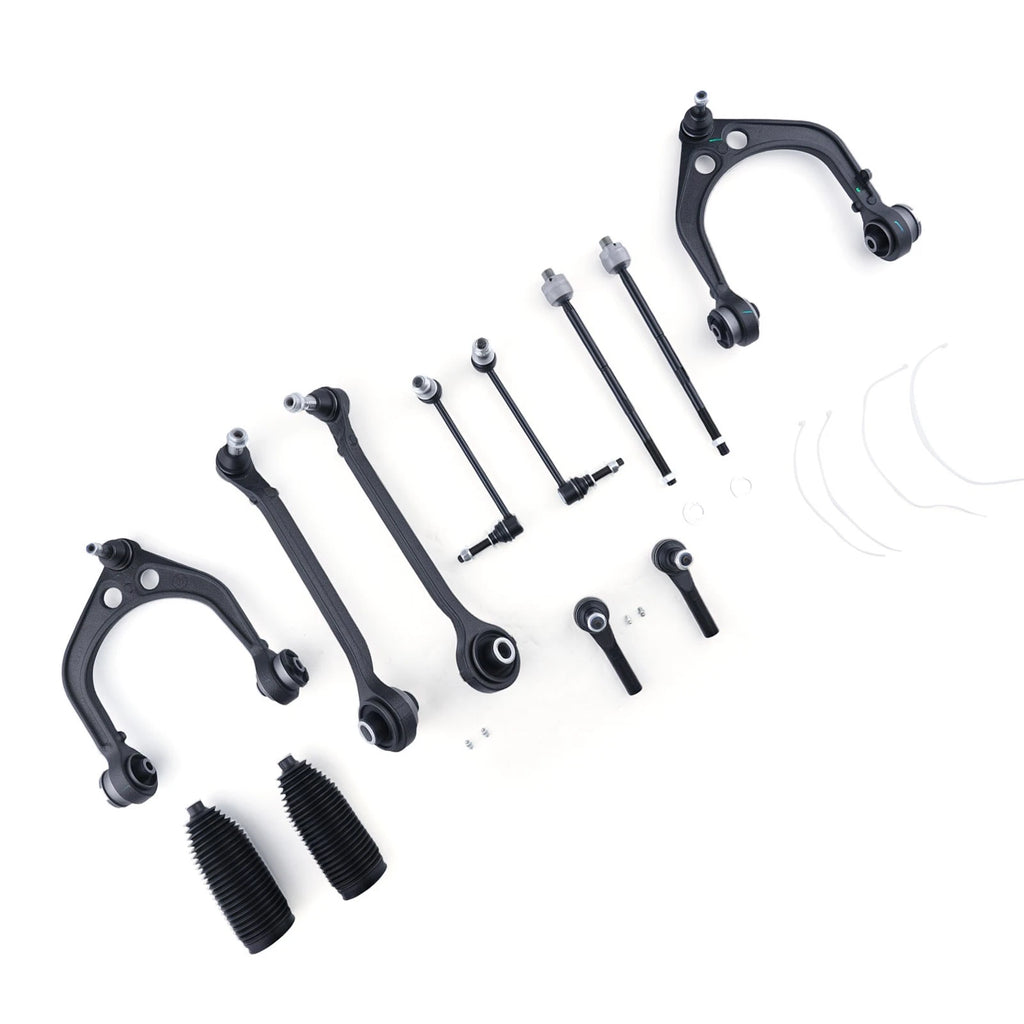 12X Front Control Arm, Ball Joint, Tie Rod, Sway Bar for Chrysler 300 (2005–2010)