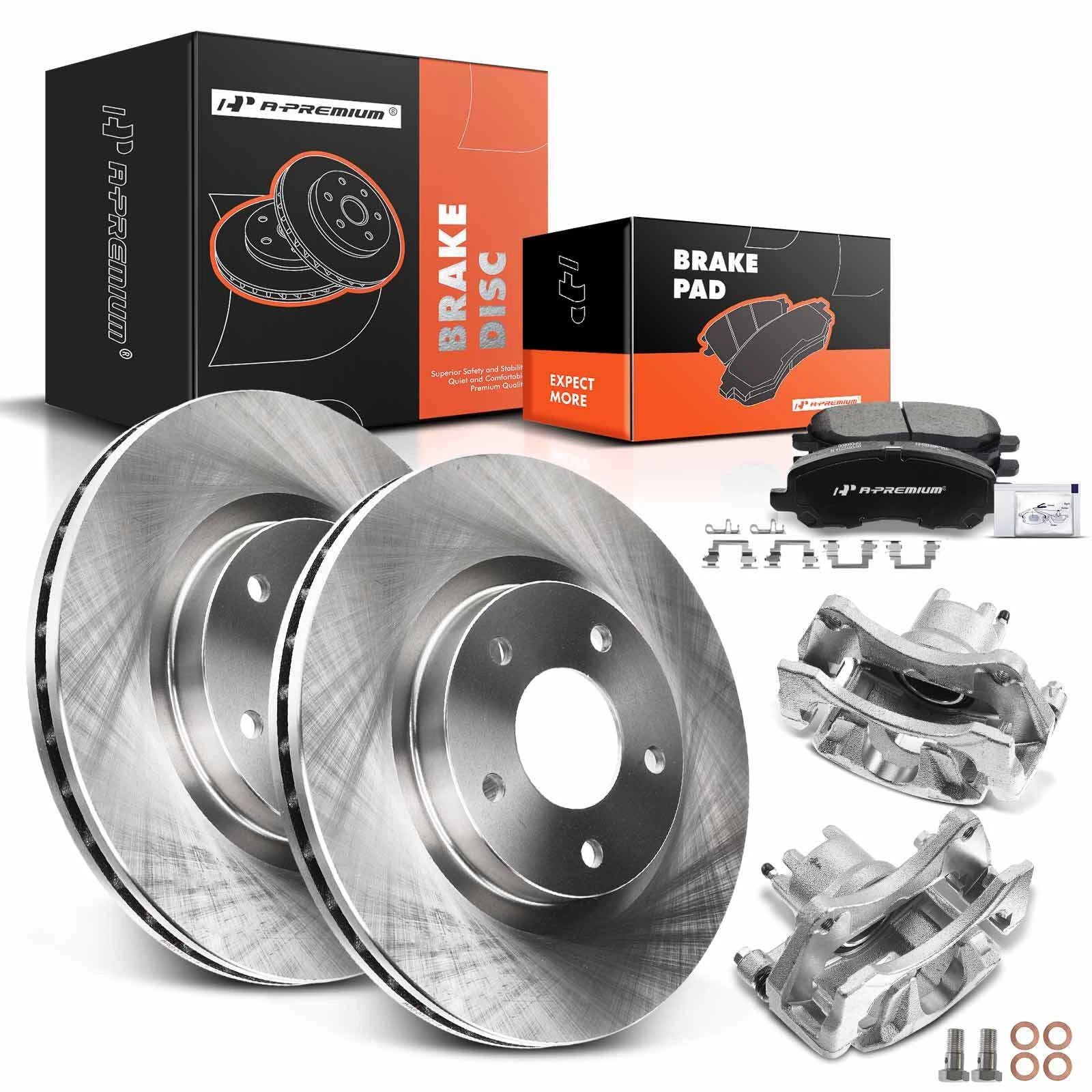 Front Brake Rotor & Pads for Jeep Compass Chrysler 200 (2007–2017)