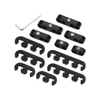 13-Piece Spark Plastic Wire Clips Set for Chevrolet Ford Vehicles (7-8MM)