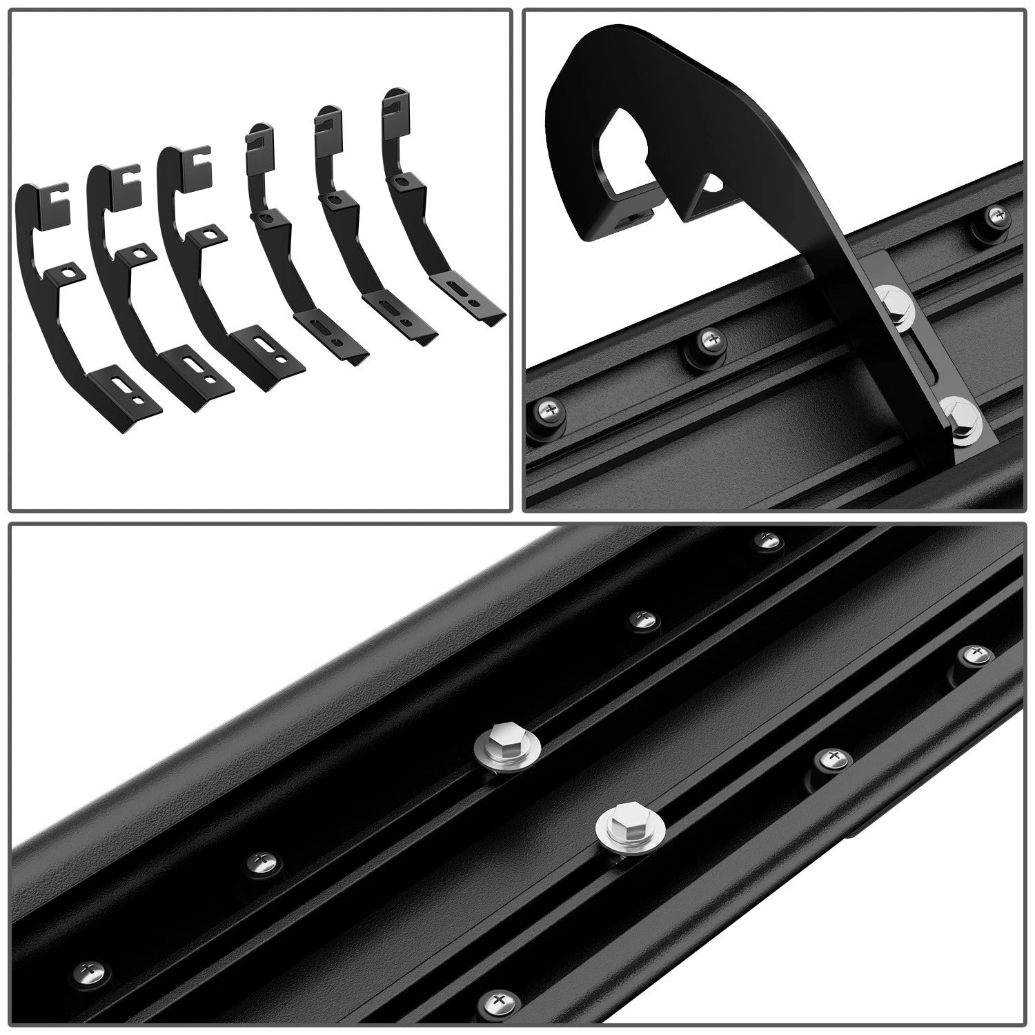 Set of 2 Running Boards for Silverado/Sierra 1500 2500 3500HD (2019–2025)