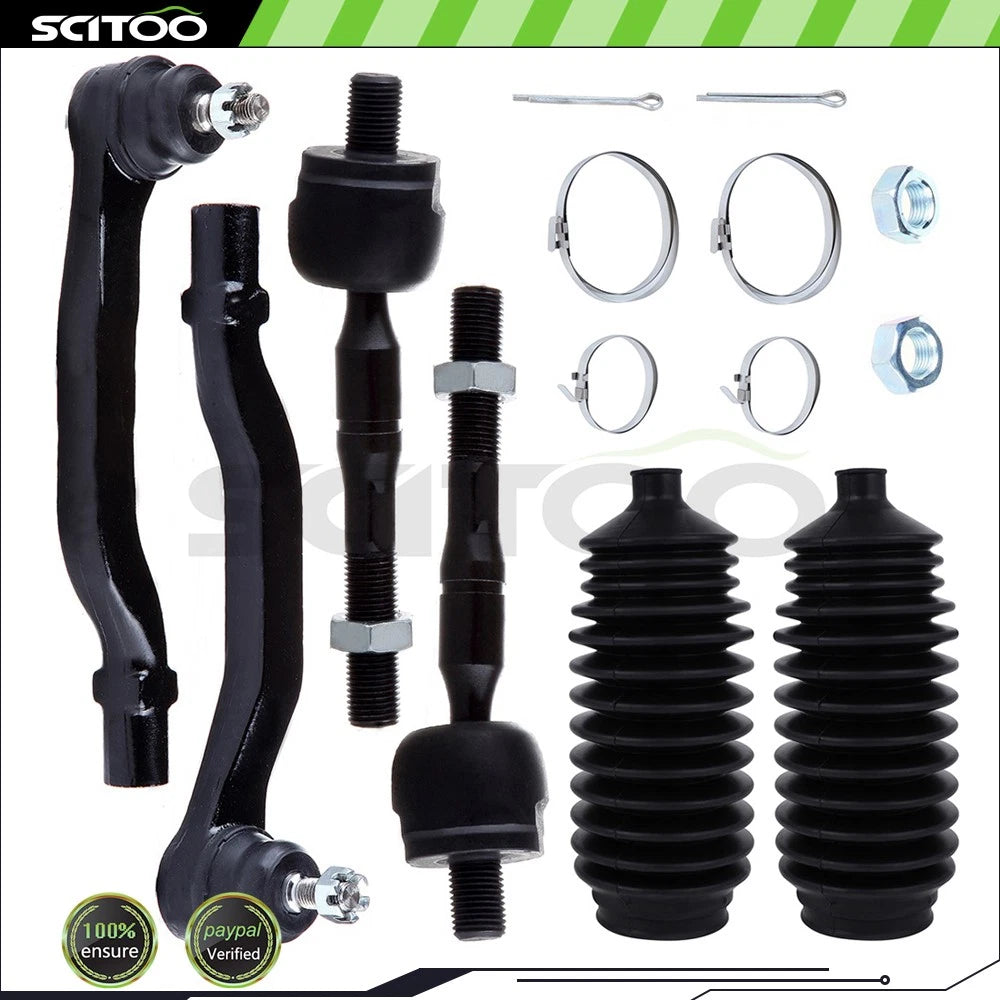 Set of 2 Front Tie Rod Ends for Honda Accord (1998–2002) ES3490 ES3491 EV423