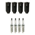 Set of 4 NGK Laser Iridium Spark Plugs & Coil Boots for Canyon Colorado (2004–2012)