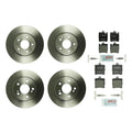 Disc Brake Pad & Rotor Kit for Mercedes (Front & Rear, 288mm/278mm)