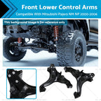 Front Lower Control Arm Pair for Mitsubishi Pajero NM NP (2000–2006)