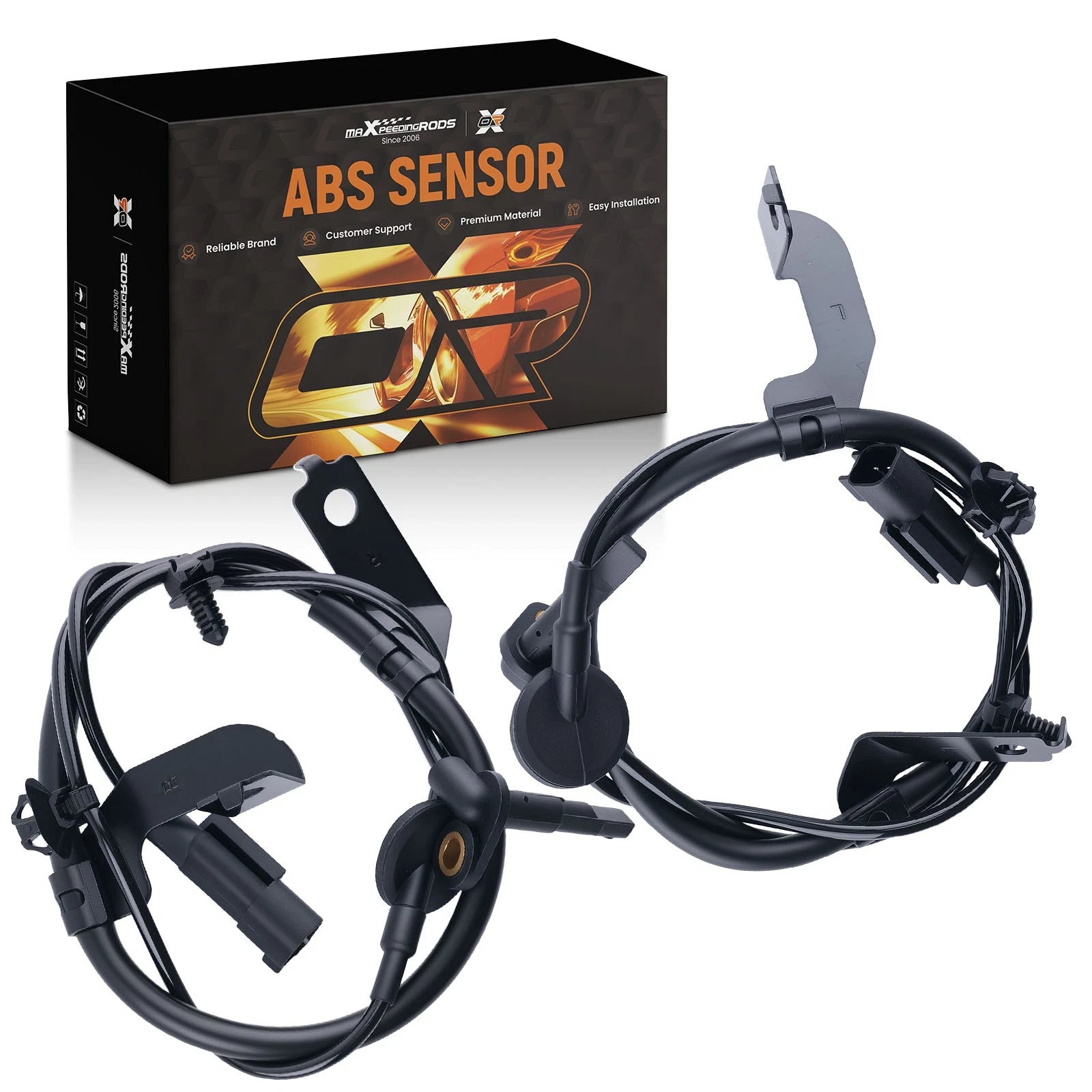 2Pcs ABS Speed Sensor for Chrysler 200 (2011–2014) 5085822AC 5085823AC