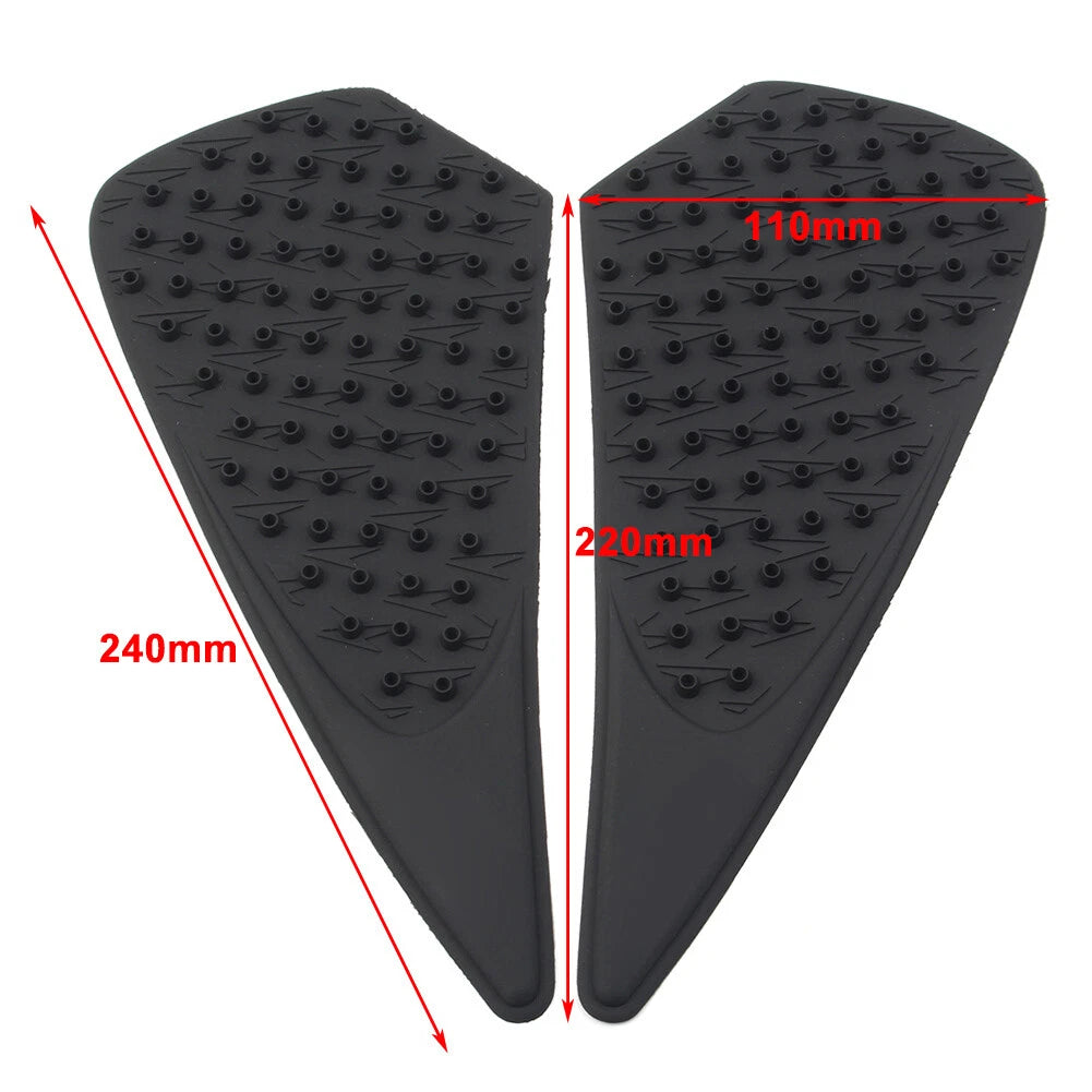 2X Tank Traction Gas Pad Knee Grips Decals for Yamaha YZF-R1 (2004–2006)