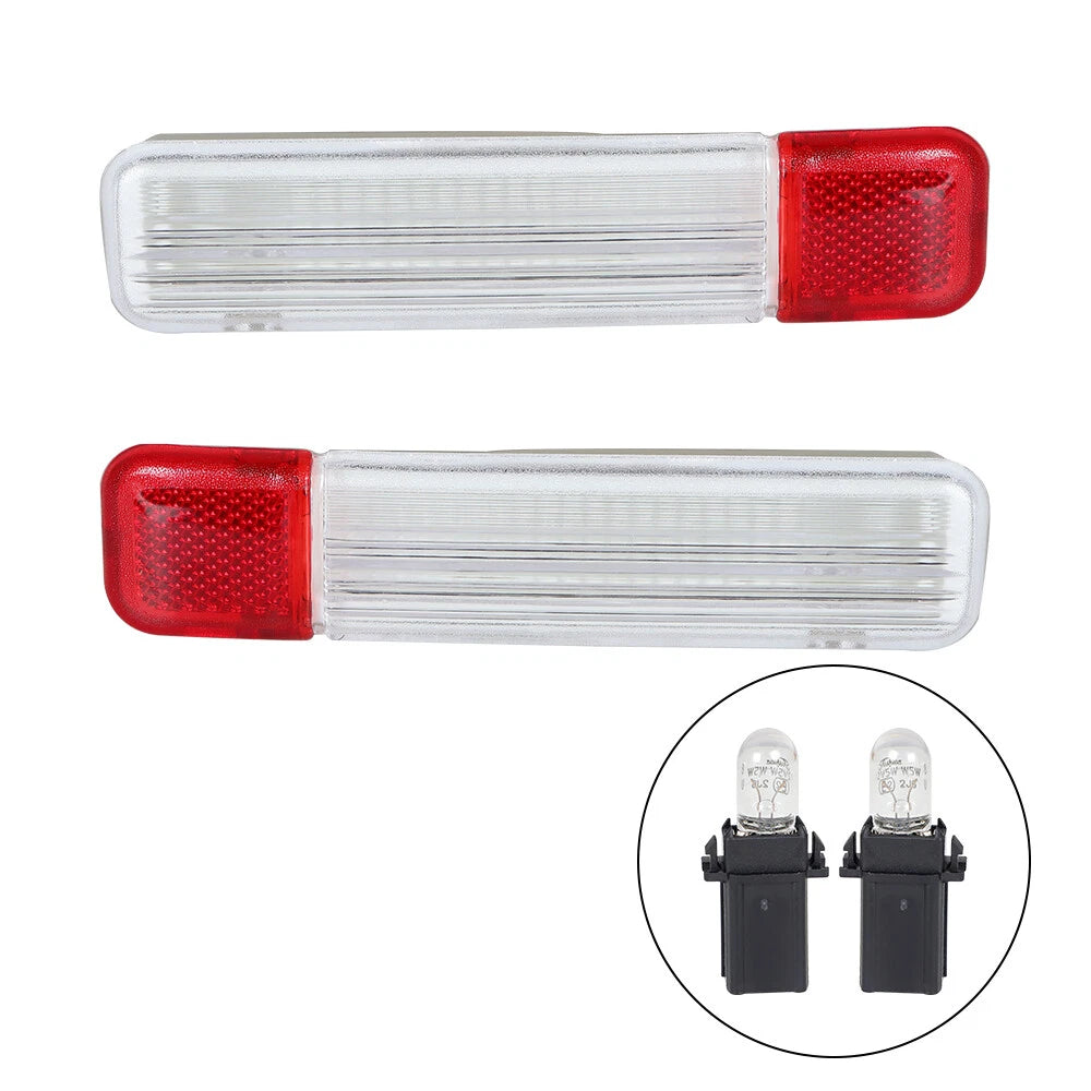 Set of 2 Front Door Reflector Light Panels for Chevy Silverado Tahoe (2007–2019)
