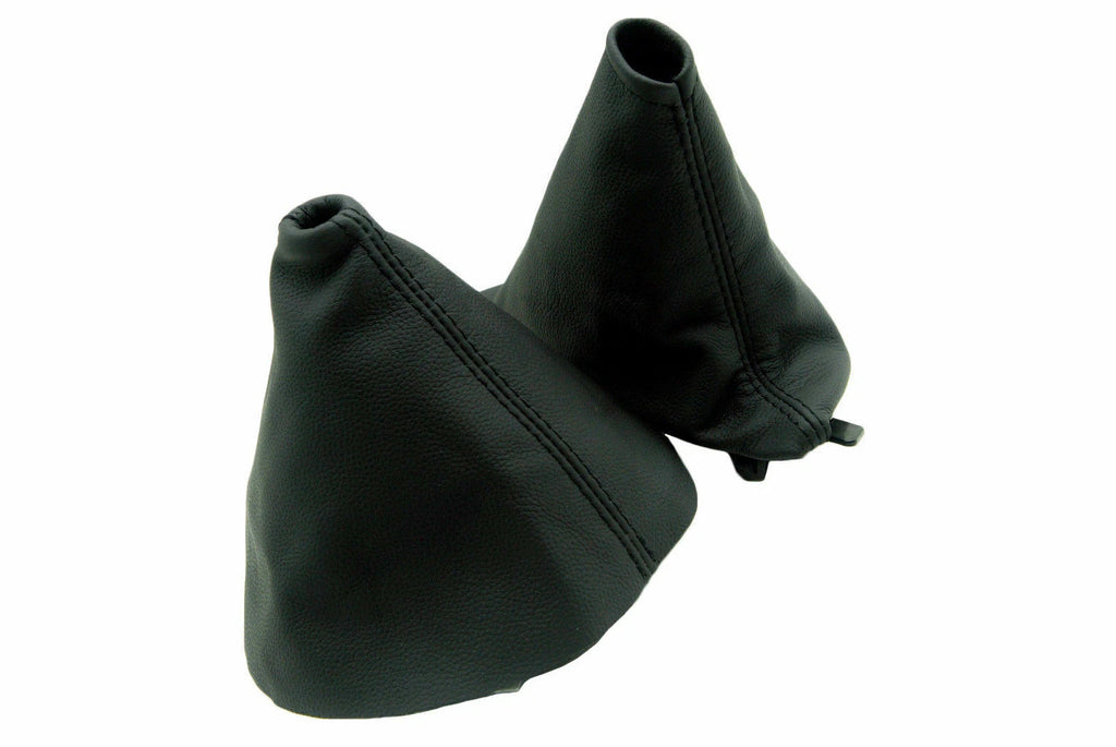 Manual & E Brake Boot Set for Mazda Miata MX5 (2006–2013) Black PVC Leather