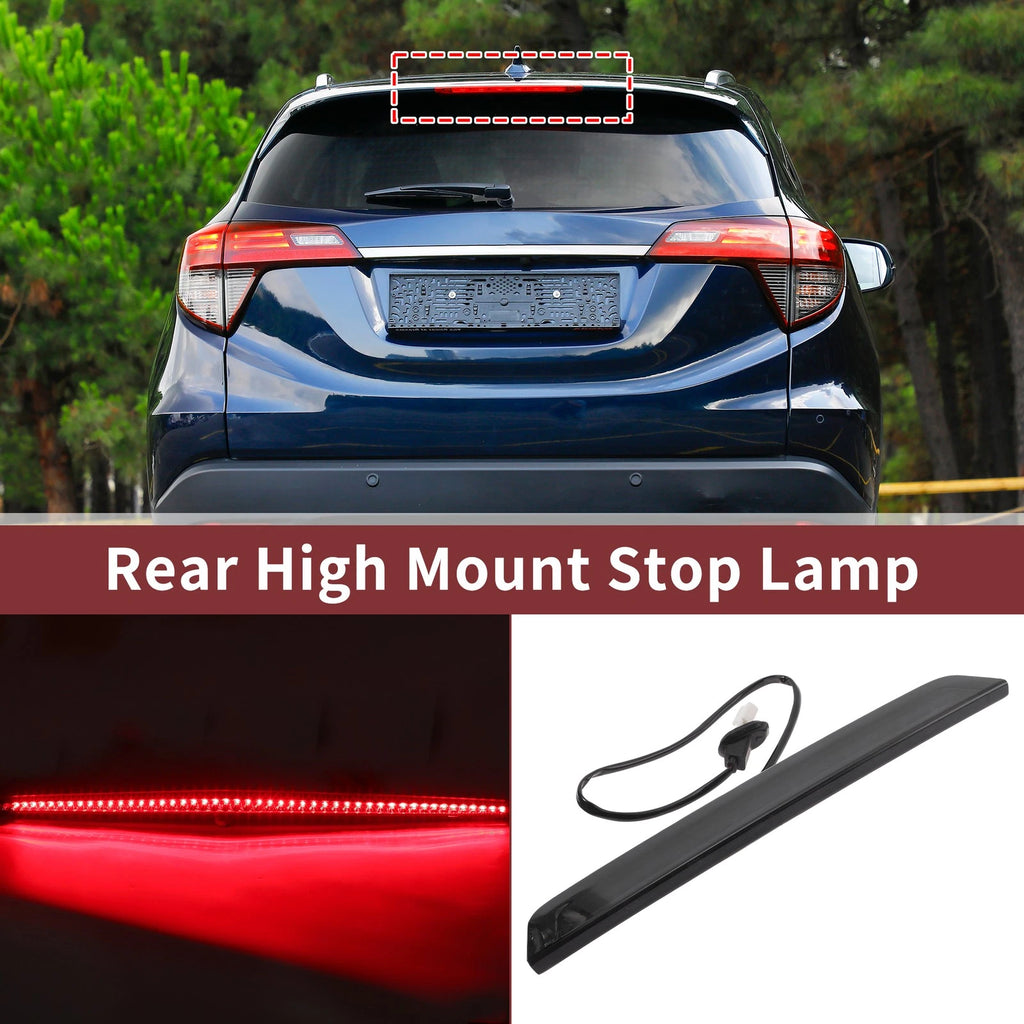 Black LED Third Brake Light for Honda HR-V Vezel (2014–2022) No.34270T7AH01