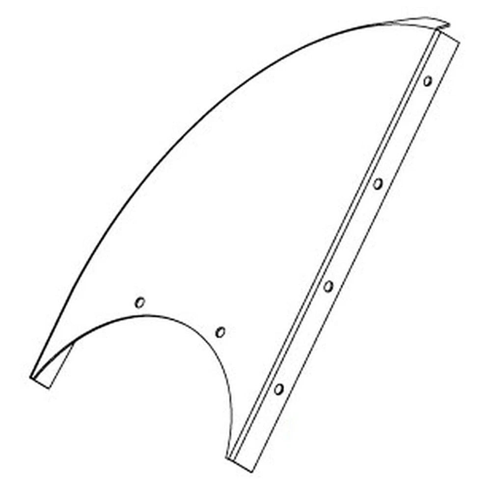 Grain Elevator Head Plate LH Front for
