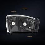 Headlight and Amber Side Corner Lamp Pair for Ford Ranger (2001–2011)