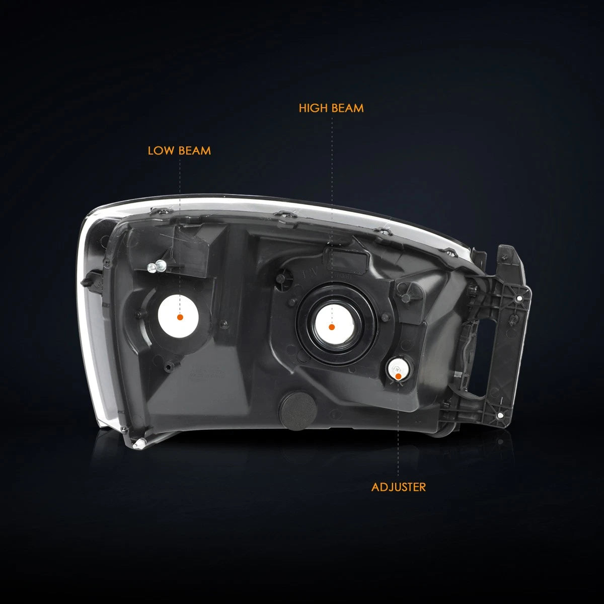 Headlight and Amber Side Corner Lamp Pair for Ford Ranger (2001–2011)
