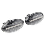 Clear LED Dynamic Signal Side Marker Light for Peugeot 206 307 607 (2001–2014)