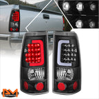 3D LED C-Bar Tail Light Brake Lamp for Chevy Silverado/GMC Sierra (1999–2003)