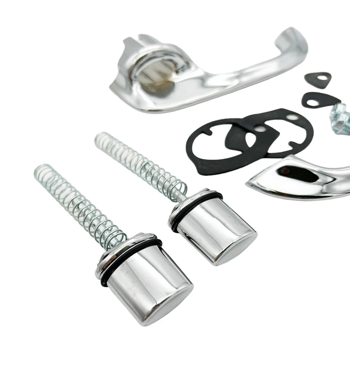 Exterior Door Handle Chrome Pair Replacement for 1965–1968 Chevy Impala