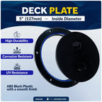 5" Round Inspection Deck Plate for Boat (FO4792)