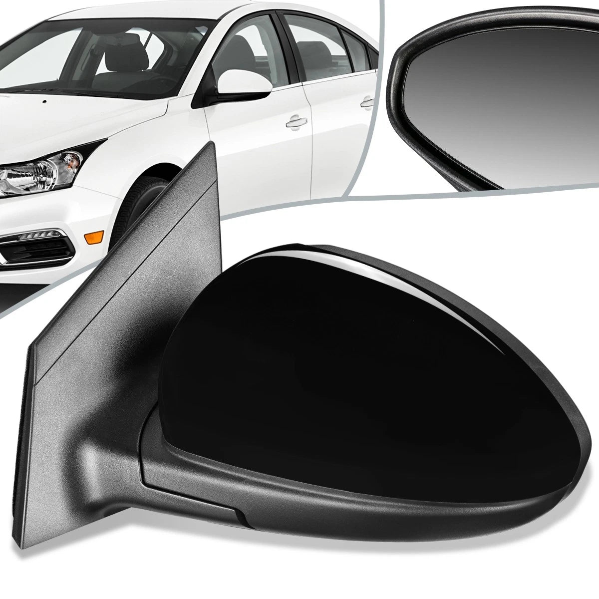 Power Heated Door Mirror Left for Chevy Cruze Limited (2011–2016) GM1320421